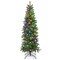 Green 5 Feet Slim Pre-Lit Christmas Tree with 180 LED Lights and 390 Lifelike Branch Tips